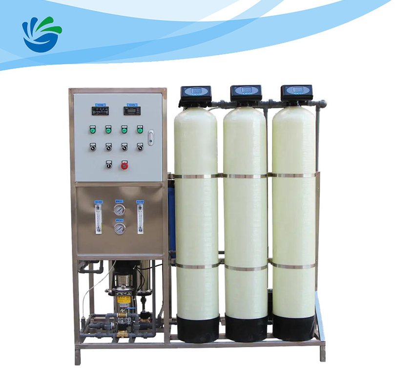 500LPH RO Water Treatment System FRP Reverse Osmosis Nitrate Removal Plant